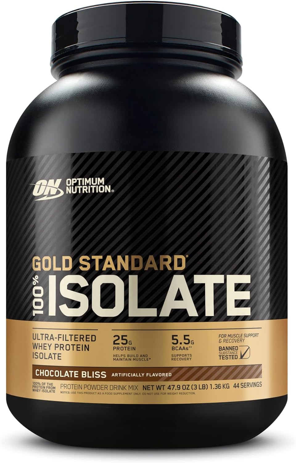 GOLD STANDARD Isolate 100% for Muscle Support & Recovery - Chocolate