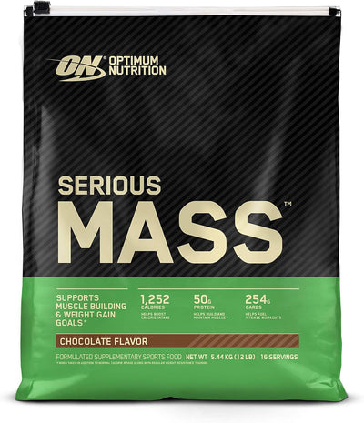 Optimum Nutrition Serious Mass Chocolate Mass Gainer - Supports Muscle Building & Weight Gain